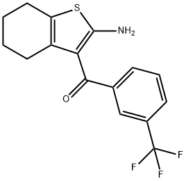 50798-30-6 2-AMino-4,5,6,7-tetrahydro-3-(M-trifluoroMethylbenzoyl)benzo[b]thiophene