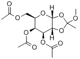 3,4,6-三-O-乙酰基-Α-D-吡喃半乳糖-1,2-(甲基原乙酸酯),50801-29-1,结构式