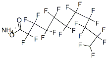 ammonium 2,2,3,3,4,4,5,5,6,6,7,7,8,8,9,9,10,10,11,11-icosafluoroundecanoate Structure