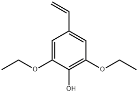 Phenol, 4-ethenyl-2,6-diethoxy- (9CI) Structure