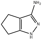 1,4,5,6-テトラヒドロ-シクロペンタピラゾール-3-イルアミン 化学構造式
