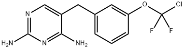 5-[m-(Chlorodifluoromethoxy)benzyl]-2,4-pyrimidinediamine Structure