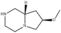 Pyrrolo[1,2-a]pyrazine, octahydro-7-methoxy-, (7R,8aS)- (9CI) Structure