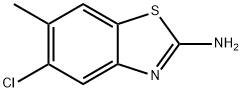2-氨基-5-氯-6-甲基-1,3-苯并噻唑,50850-98-1,结构式