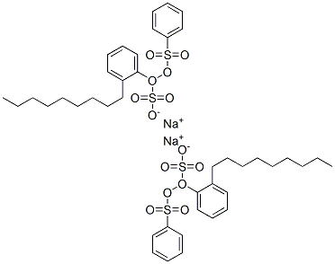 壬基(磺基苯氧基)苯磺酸二钠盐, 50867-33-9, 结构式