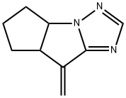 4a,5,6,7,7a,8-Hexahydro-8-methylenecyclopenta[4,5]pyrrolo[1,2-b][1,2,4]triazole Structure