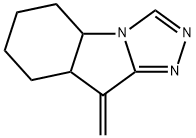 4a,5,7,8,8a,9-Hexahydro-9-methylene-6H-1,2,4-triazolo[4,3-a]indole,50873-04-6,结构式