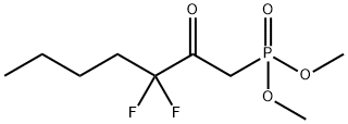 Dimethyl (3,3-difluoro-2-oxoheptyl)phosphonate Struktur