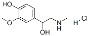 D,L-变肾上腺素盐酸盐,5090-31-3,结构式