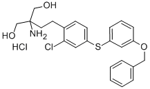 KRP-203|2-氨基-2-[2-[2-氯-4-[[3-(苄氧基)苯基]硫]苯基]乙基]-1,3-丙二醇盐酸盐