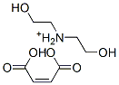 bis(2-hydroxyethyl)ammonium hydrogen maleate 结构式