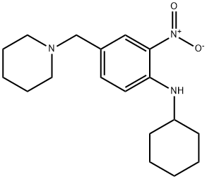 N-시클로헥실-2-니트로-4-((피페리딘-1-일)메틸)벤젠아민