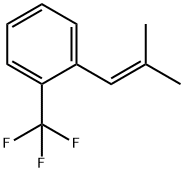 Benzene, 1-(2-methyl-1-propenyl)-2-(trifluoromethyl)- (9CI) Structure