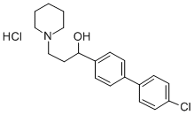 alpha-(4'-Chloro-4-biphenylyl)-1-piperidinepropanol hydrochloride|