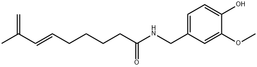 16,17-脱氢辣椒素, 509101-57-9, 结构式