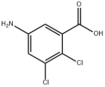 5-氨基-2,3-二氯苯甲酸,50917-32-3,结构式