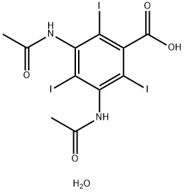 Diatrizoic Acid Dihydrate Struktur
