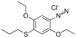 2,5-Diethoxy-4-(propylthio)benzenediazonium chloride 结构式