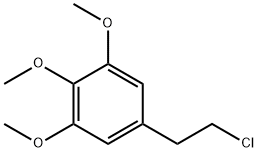 5-(2-CHLOROETHYL)-1,2,3-TRIMETHOXYBENZENE 化学構造式