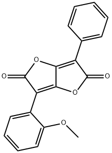 3-(2-Methoxyphenyl)-6-phenylfuro[3,2-b]furan-2,5-dione,5099-87-6,结构式