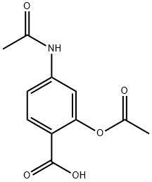 4-아세트아미도-2-아세틸옥시-벤조산