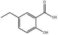 2-羟基-5-乙基苯甲酸, 51-27-4, 结构式