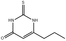 6-プロピル-2-チオウラシル 化学構造式