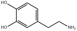 2-(3,4-二羟基苯基)乙胺, 51-61-6, 结构式