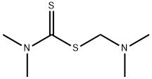 dimethylaminomethyl dimethyldithiocarbamate  Struktur