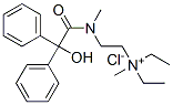 510-08-7 diethyl-[2-[(2-hydroxy-2,2-diphenyl-acetyl)-methyl-amino]ethyl]-methyl-azanium chloride