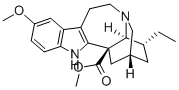 12-メトキシイボガミン-18-カルボン酸メチル 化学構造式