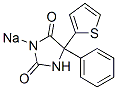 5-Phenyl-3-sodio-5-(2-thienyl)-2,4-imidazolidinedione,510-34-9,结构式