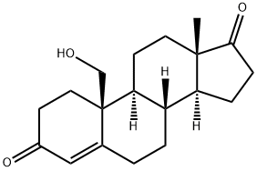 19-羟基雄甾-4-烯-3,17-二酮,510-64-5,结构式