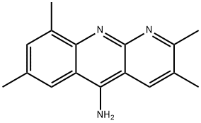 Benzo[b][1,8]naphthyridin-5-amine, 2,3,7,9-tetramethyl- (9CI) 化学構造式