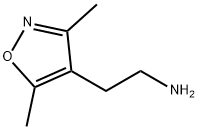 2-(3,5-二甲基异唑-4-基)乙胺 结构式