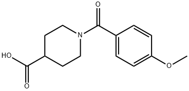 1-(4-METHOXY-BENZOYL)-PIPERIDINE-4-CARBOXYLIC ACID|1-(4-甲氧基-苯甲酰)-哌啶-4-羧酸