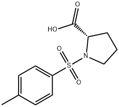 トシル-L-プロリン 化学構造式