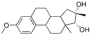 (16S,17R)-3-methoxy-13,16-dimethyl-7,8,9,11,12,14,15,17-octahydro-6H-cyclopenta[a]phenanthrene-16,17-diol,5108-94-1,结构式