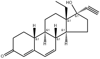 6,7-Dehydro Norgestrel Structure