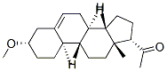 プレグネノロンメチルエーテル 化学構造式