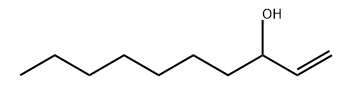 1-癸烯-3-醇, 51100-54-0, 结构式