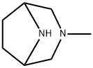 3-メチル-3,8-ジアザビシクロ[3.2.1]オクタン 化学構造式