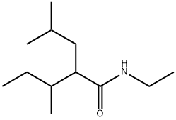 2-sec-butyl-N-ethyl-4-methylvaleramide 结构式