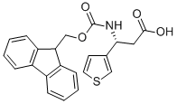 FMOC-R-3-氨基-3-(3-噻吩基)丙酸,511272-46-1,结构式
