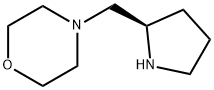 (R)-4-(2-吡咯烷基甲基)吗啉, 511295-99-1, 结构式