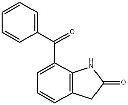 7-BENZOYL-1,3-DIHYDRO-INDOL-2-ONE Struktur