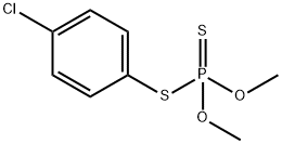 Dithiophosphoric acid S-(4-chlorophenyl)O,O-dimethyl ester 结构式