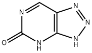 5H-1,2,3-Triazolo[4,5-d]pyrimidin-5-one, 1,4-dihydro- (9CI) 化学構造式