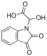 1H-Indole-1-acetic acid, 2,3-dihydro-alpha-hydroxy-2,3-dioxo- (9CI) Struktur