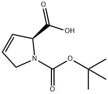 BOC-3,4-DEHYDRO-PRO-OH Struktur